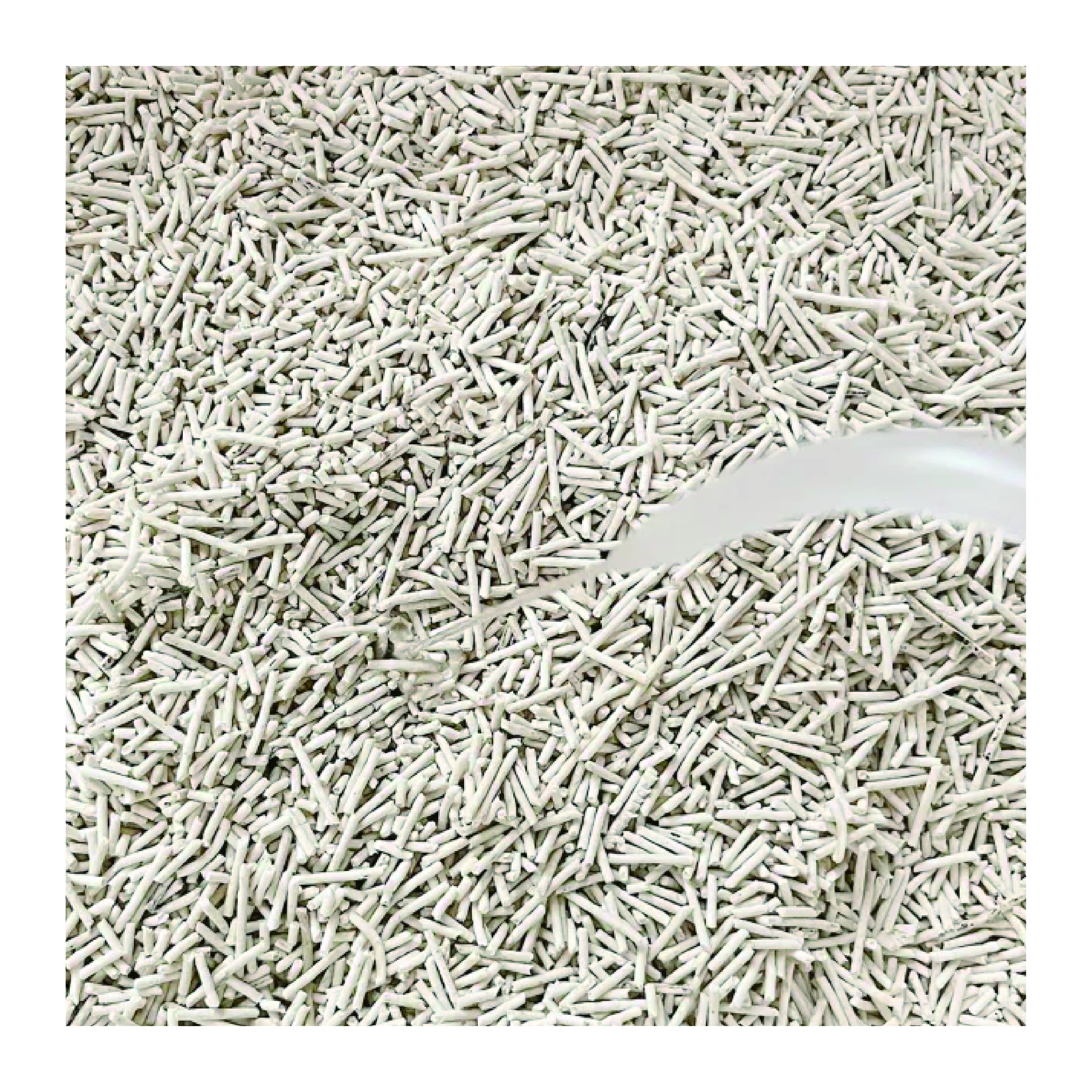 All Natural Eco-Friendly Dust Free 1.5mm Strip Shape Cat Sand Quickly Clumping Odor Control Flushable Tofu Cat Sand
