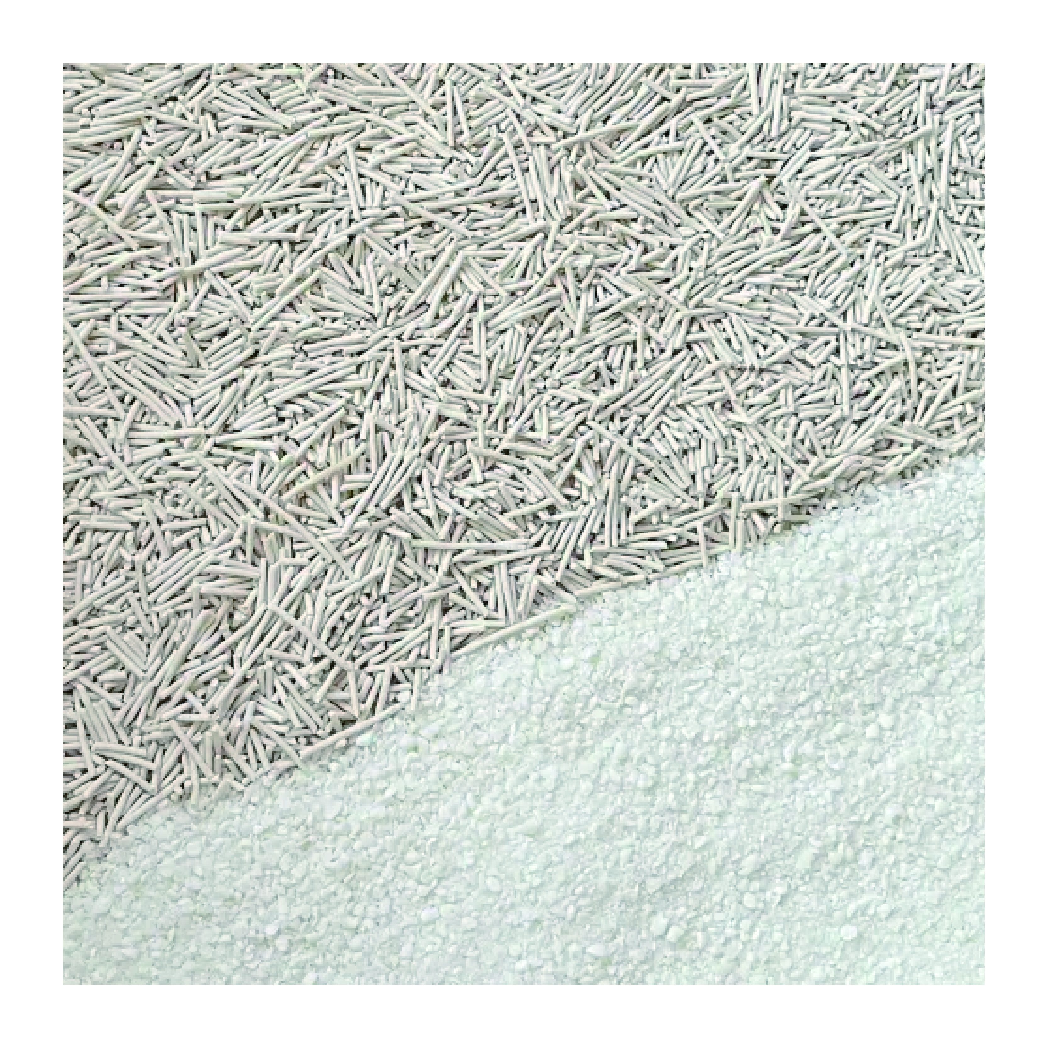 Premium Tofu & Cassava Mix Cat Litter - Fast Clumping, Non-Sticky, Customizable Mix Proportion