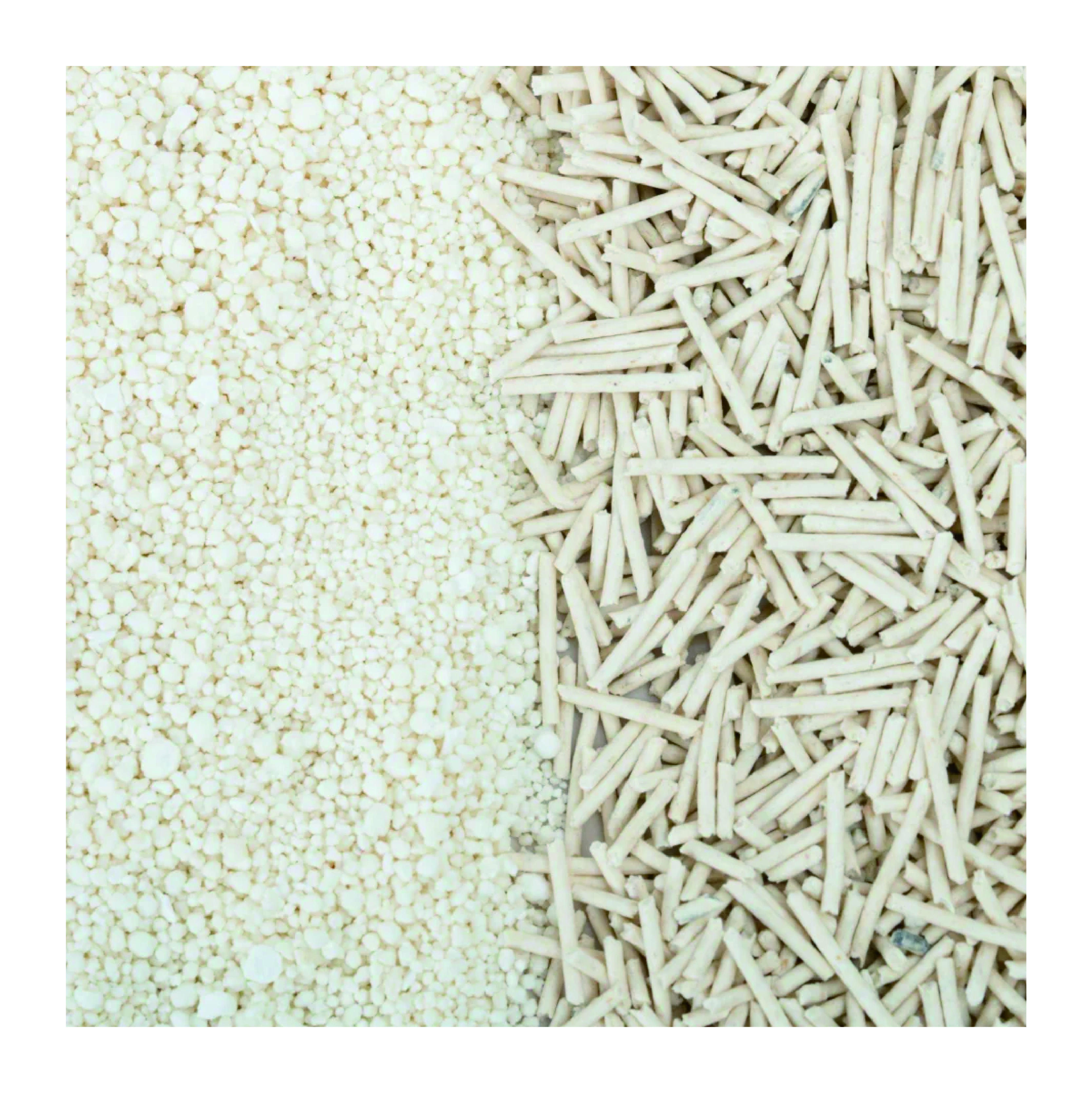 Factory Biodegradable Natural Plant-Based Cat Litter Fast-Absorbing Eco-Friendly Mixed 2.0mm Tofu Cassava Cat Litter