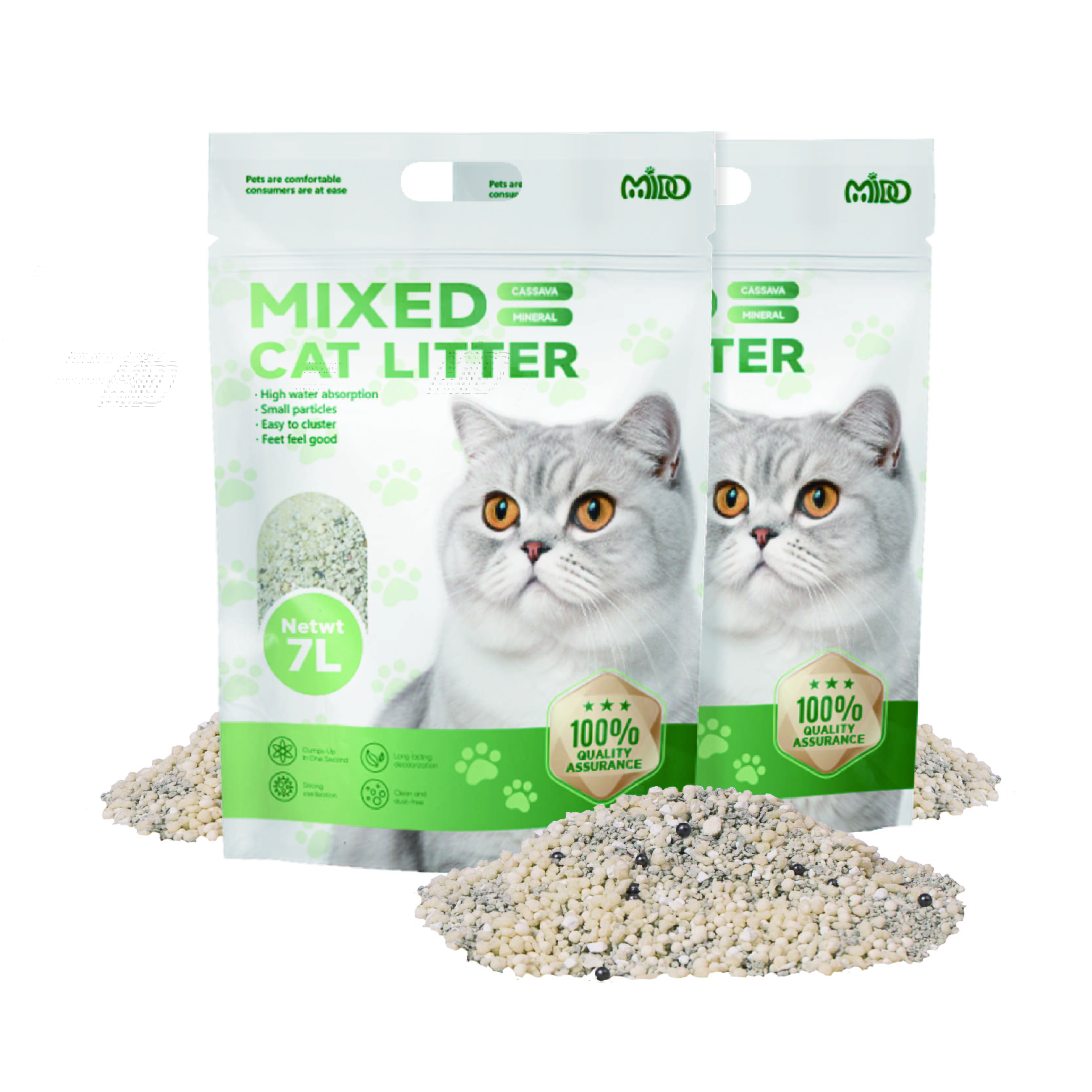 Cassava Mineral Mixed Cat Litter