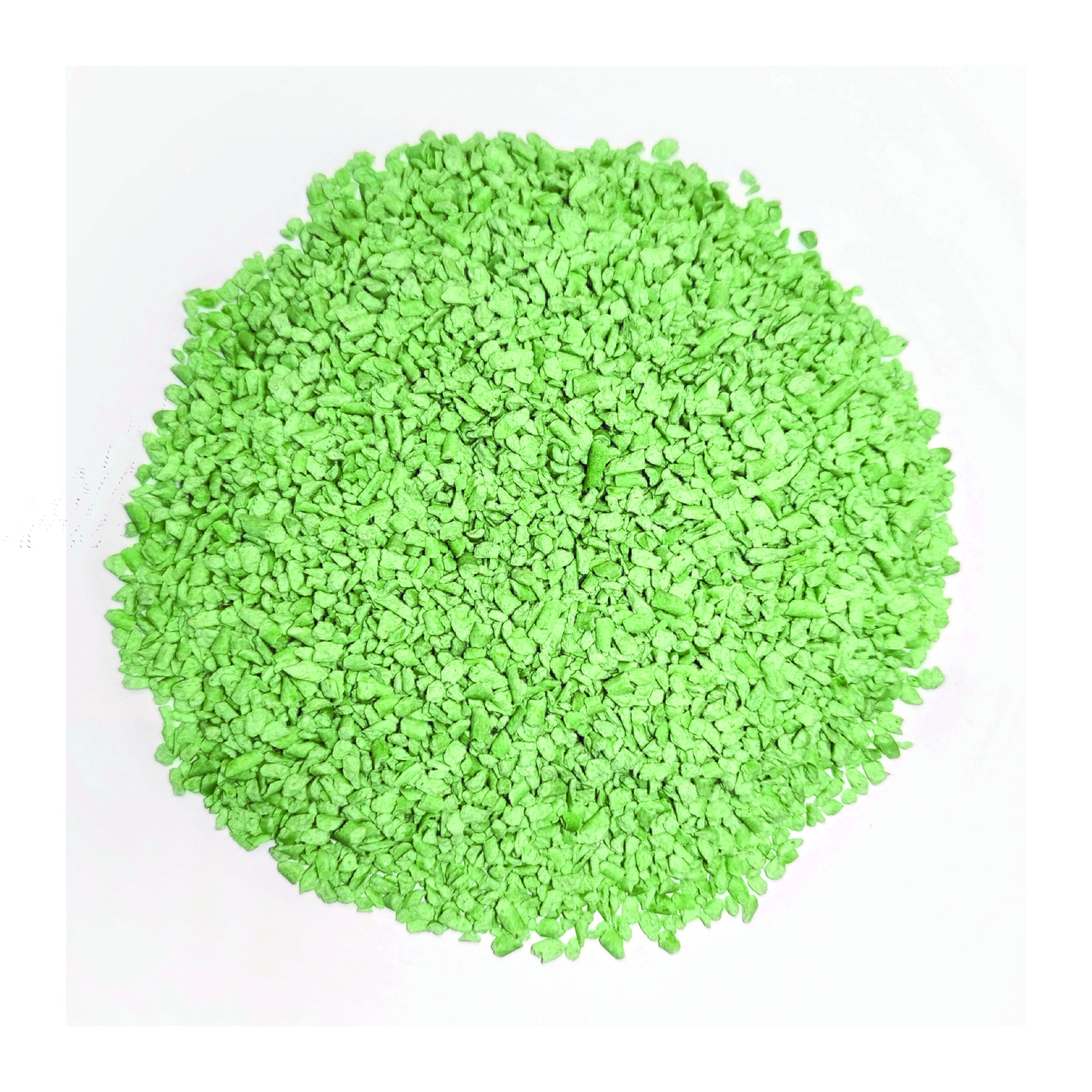 Food Grade Safety Plant Fiber Soluable Green Tea Scent Broken Broken Crushed Tofu Cat Litter Pet Cleaning Toilet Product