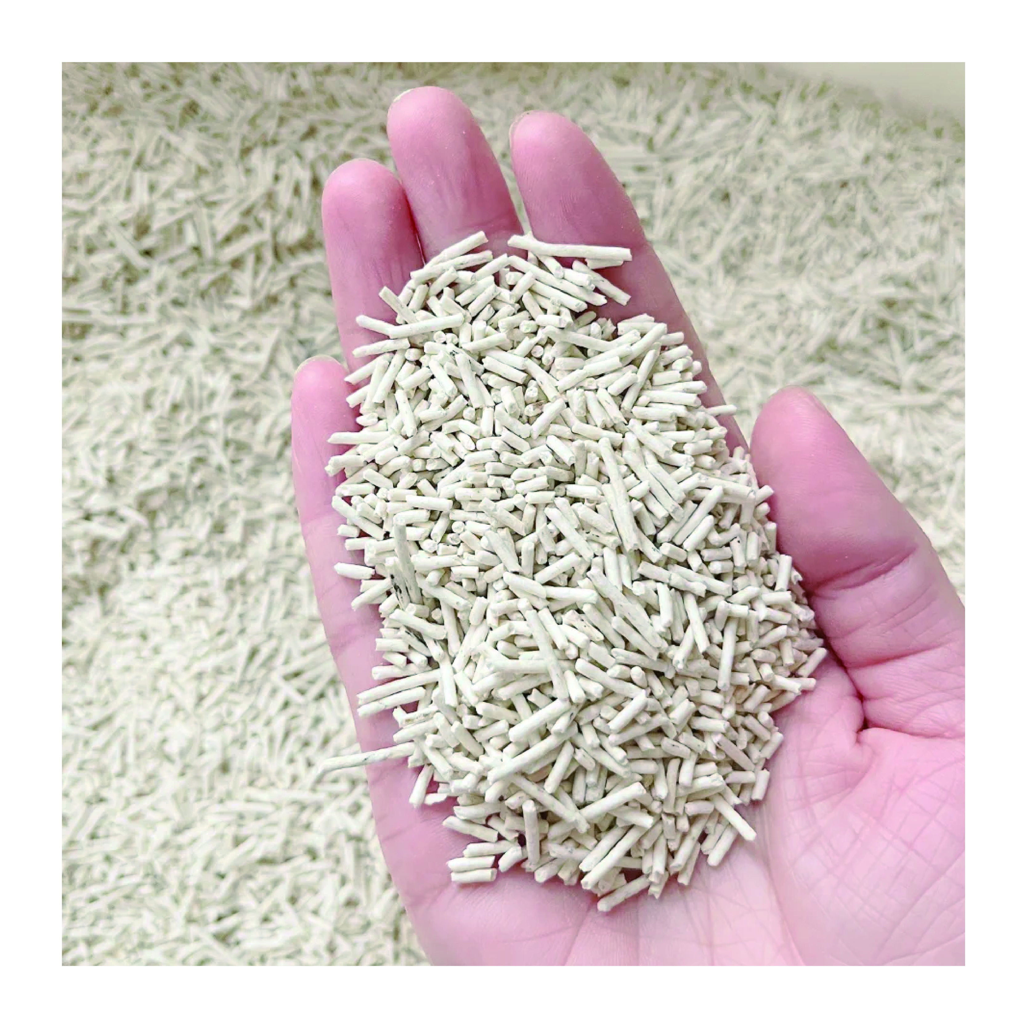 Natural Sand Biodegradable Original Flavor Tofu Cat Litter Dust Free And Eco-Friendly Cat Litter