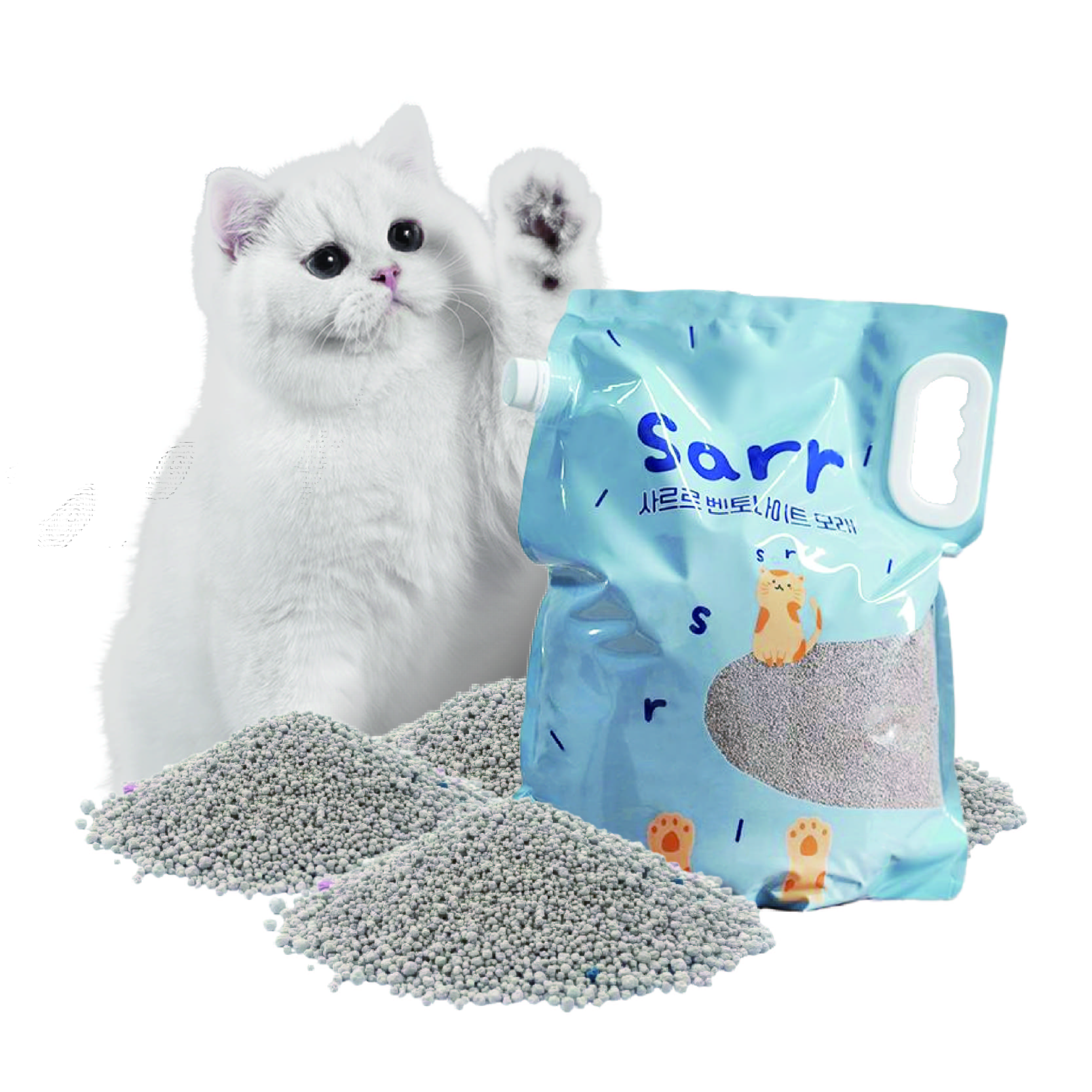 OEM ODM Factory Direct Sales 100% Natural Quickly Clumping Highly Absorbent Flushable Bentonite Cat Litter
