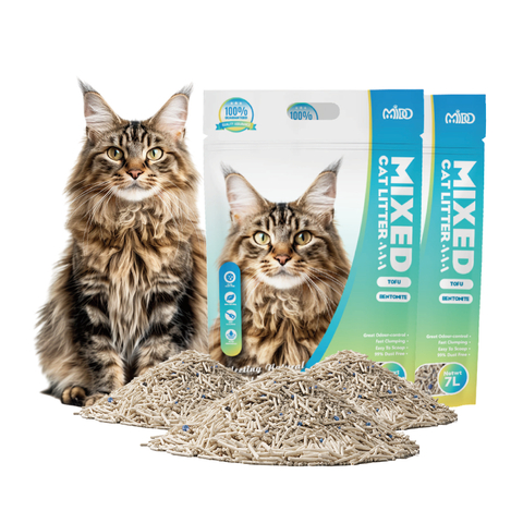 Tofu Bentonite Mixed Cat Litter