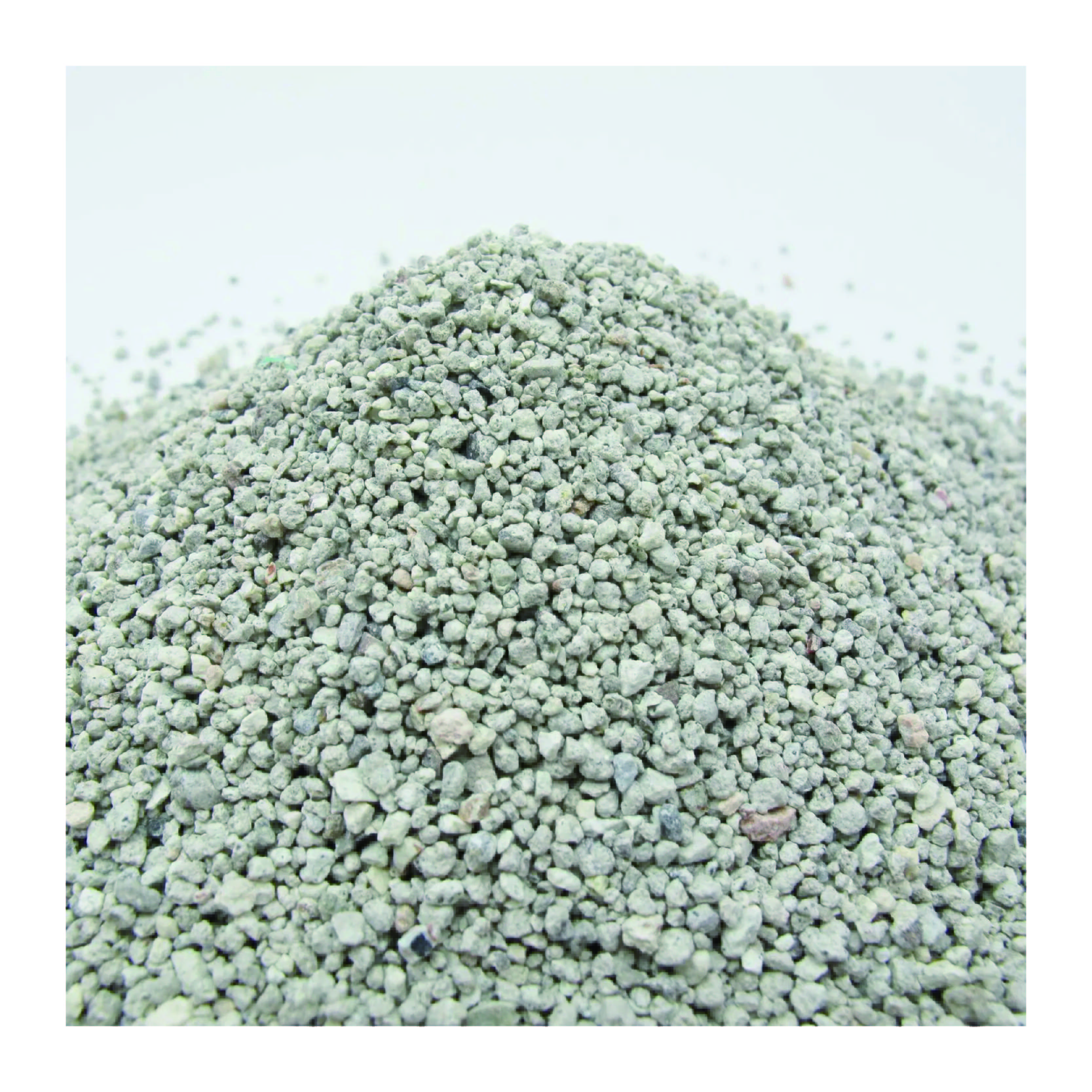 White mineral irregular Mineral Cat Litter