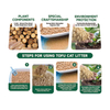 OEM ODM Eco-Friendly Fast Absorption And Odor Control Pine Wood Cat Litter
