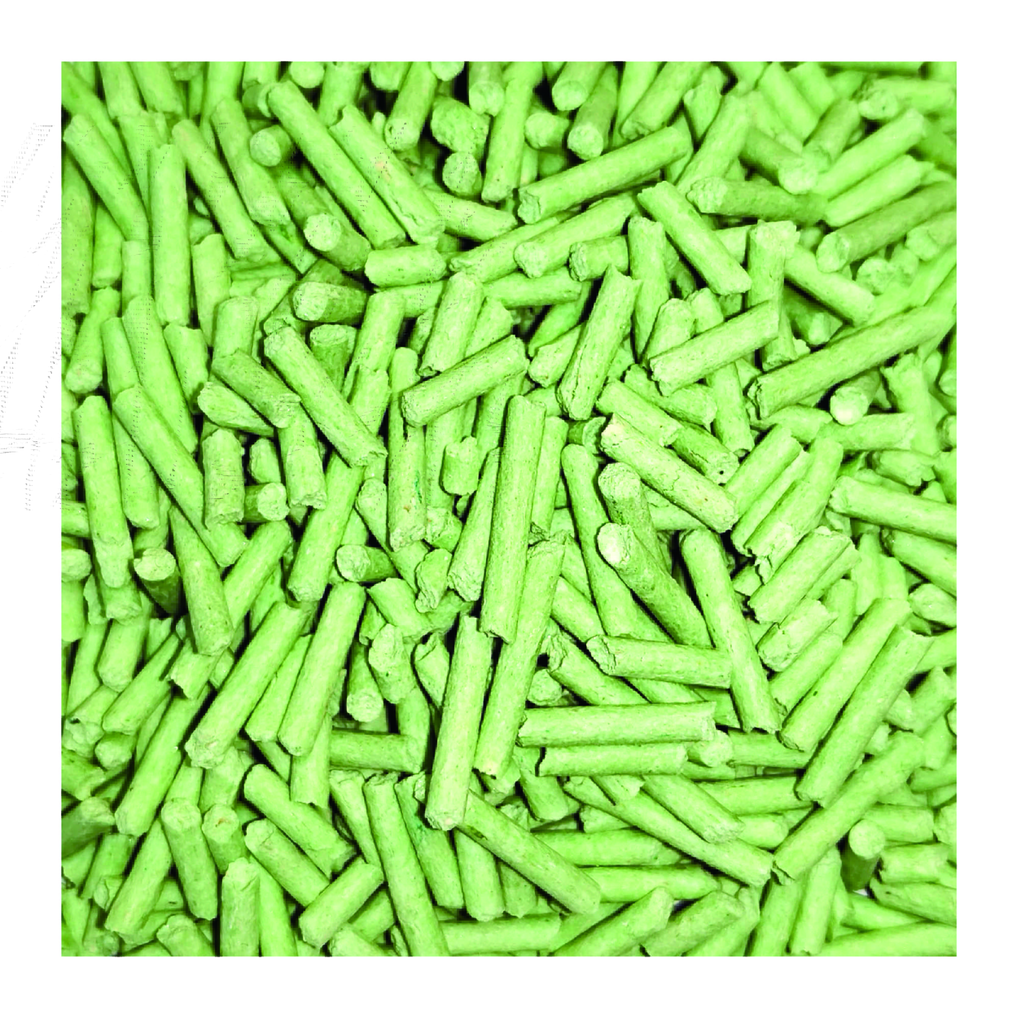 Wholesale Pet Product Supplier′s Special 3.0mm Striped Flushable Green Tea Tofu Cat Litter