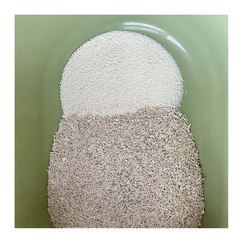 OEM/ODM Tofu Cassava Bentonite Mixed Customized ratio Manufacturer Factory Absorb Odors Cat Litter