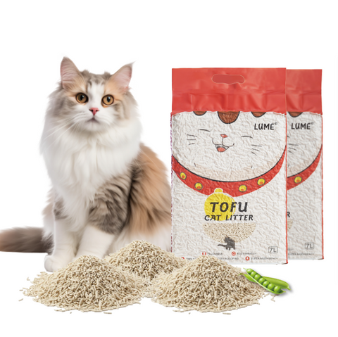 Factory Direct Easy To Clean Food Grade Plants Premium Lavender Tofu Cat Litter Customized Tofu Cat Litter Sand