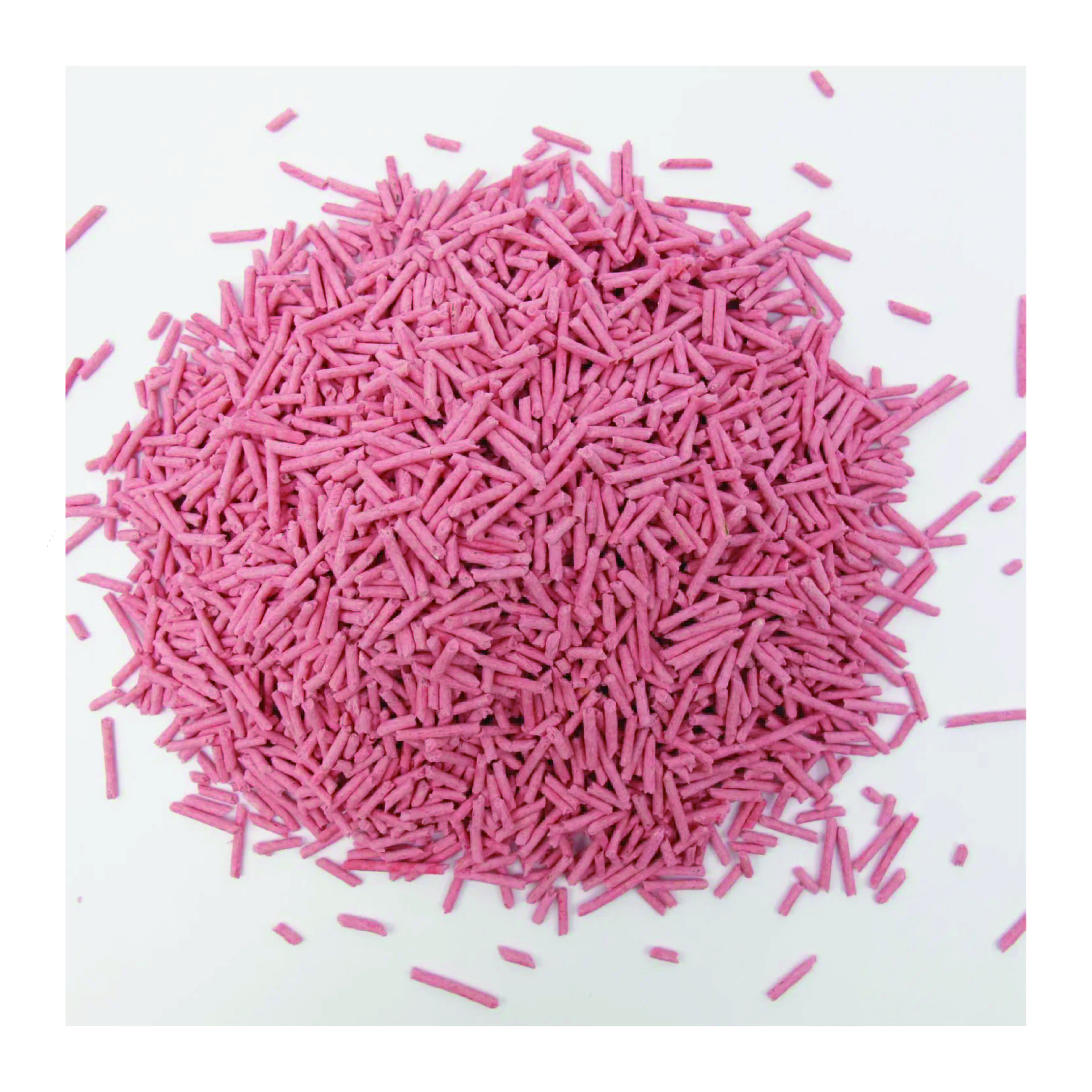 Factory Wholesale Customizable Tofu Cat Litter 100% Pure Natural Ingredients Pink Peach Scented Cat Litter Super Strong Clumping Non-Sticky Cat Litter