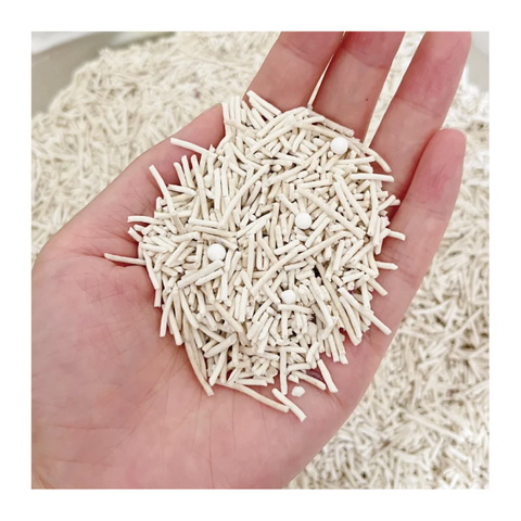 Bulk Natural Wholesale Factory Cassava Tofu Mixed Cat Litter Plant Fiber Washable Mixed Cat Litter Custom Pet Products 