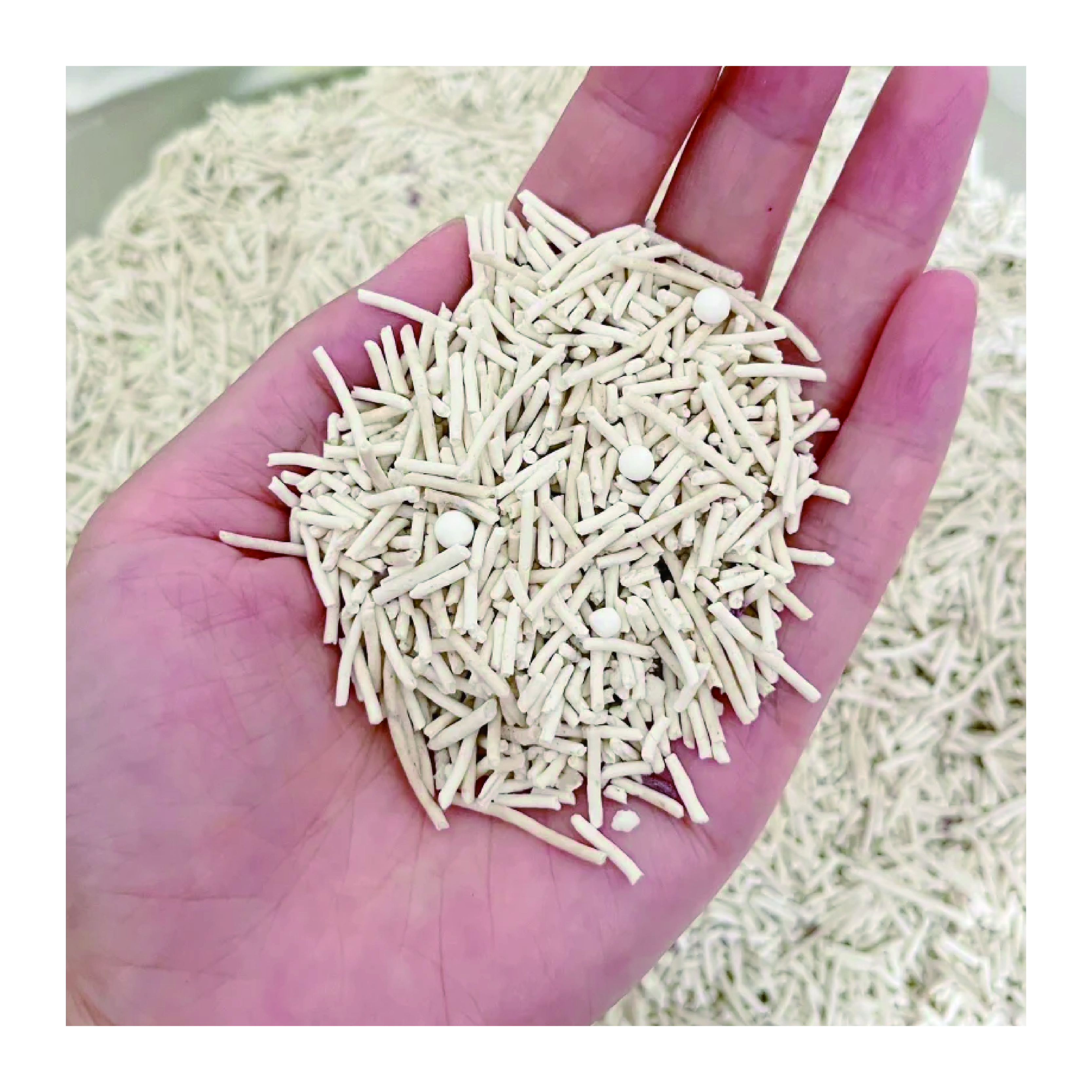Bulk Natural Wholesale Factory Cassava Tofu Mixed Cat Litter Plant Fiber Washable Mixed Cat Litter Custom Pet Products 