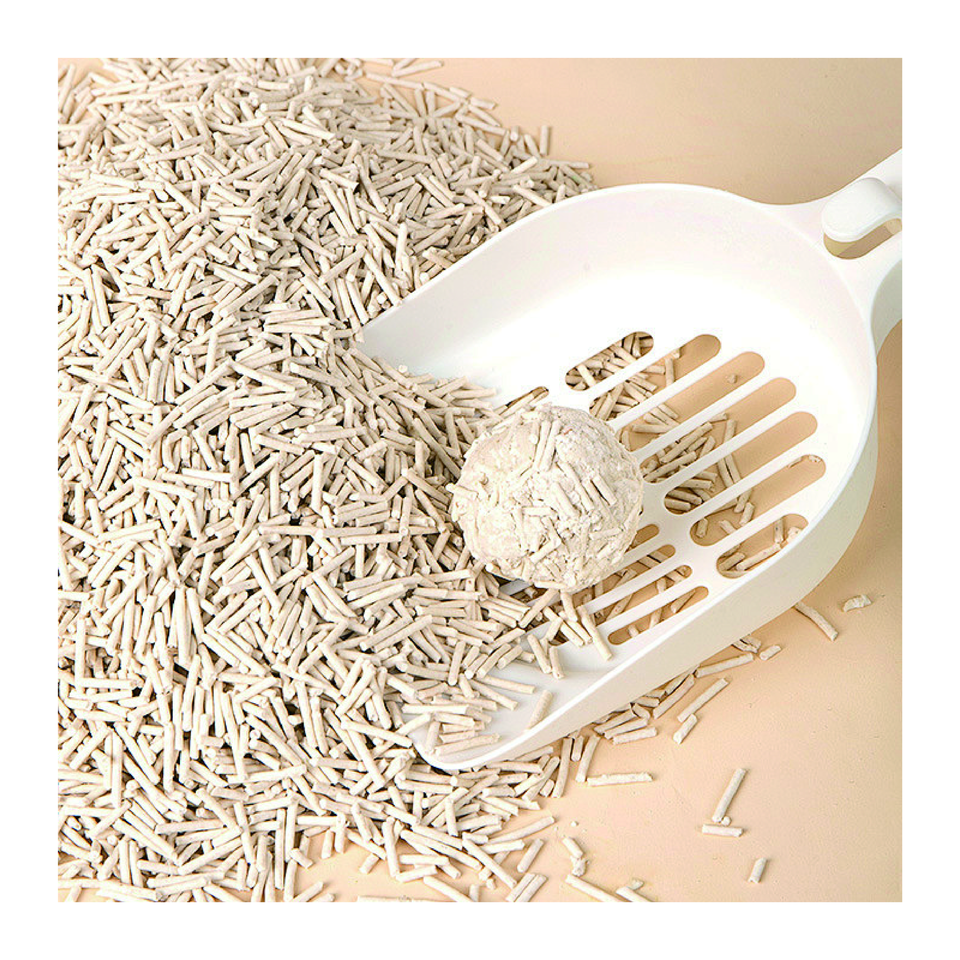 Factory OEM/ODM Pet Products Eco-Friendly 1.5mm Tofu Cat Litter Biodegradable Clumping Cat Litter Sand Premium Odor Control Tofu Cat Litter