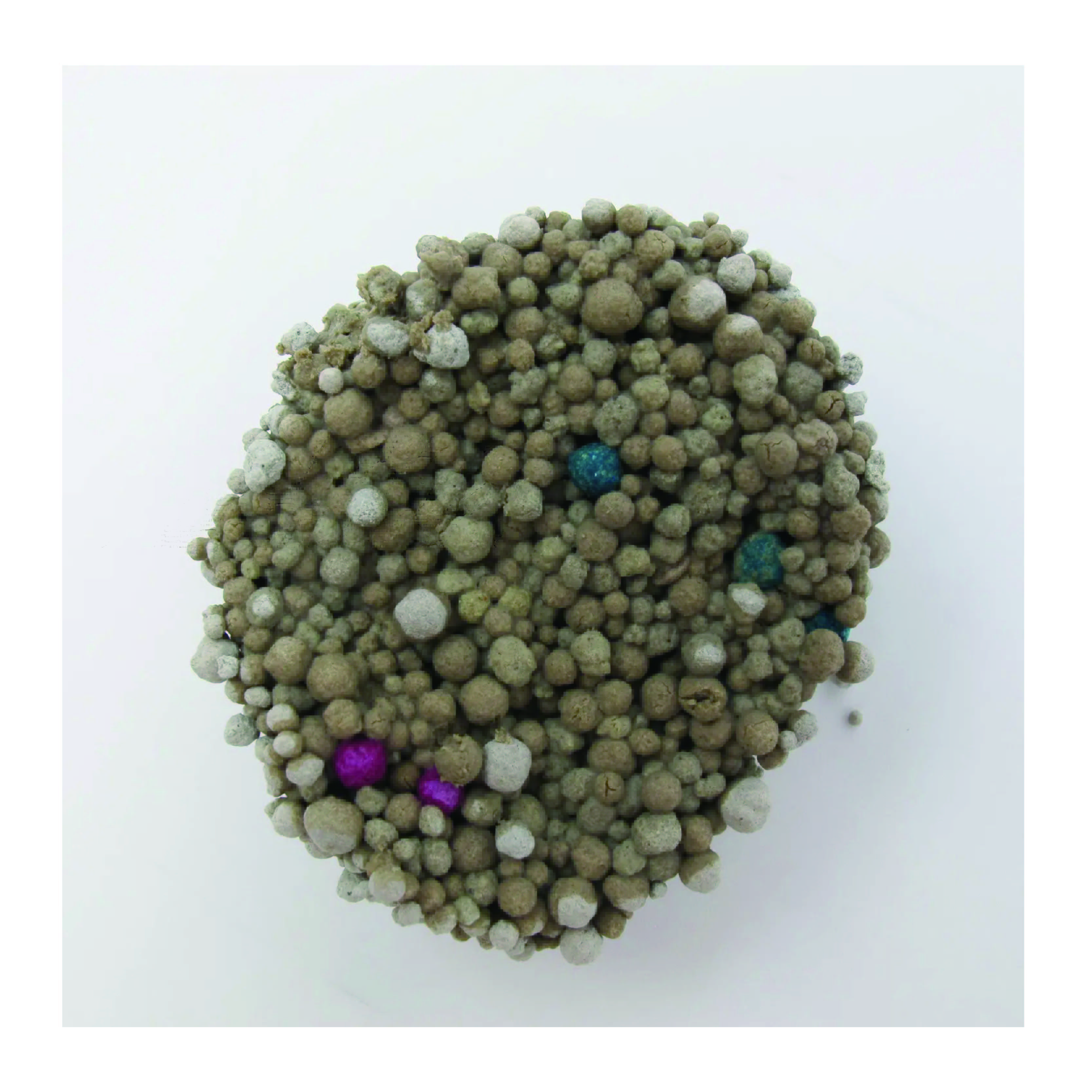 Odor Control 1-3.5mm Ball Shape Clumping Ball Shape Bentonite Cat Litter