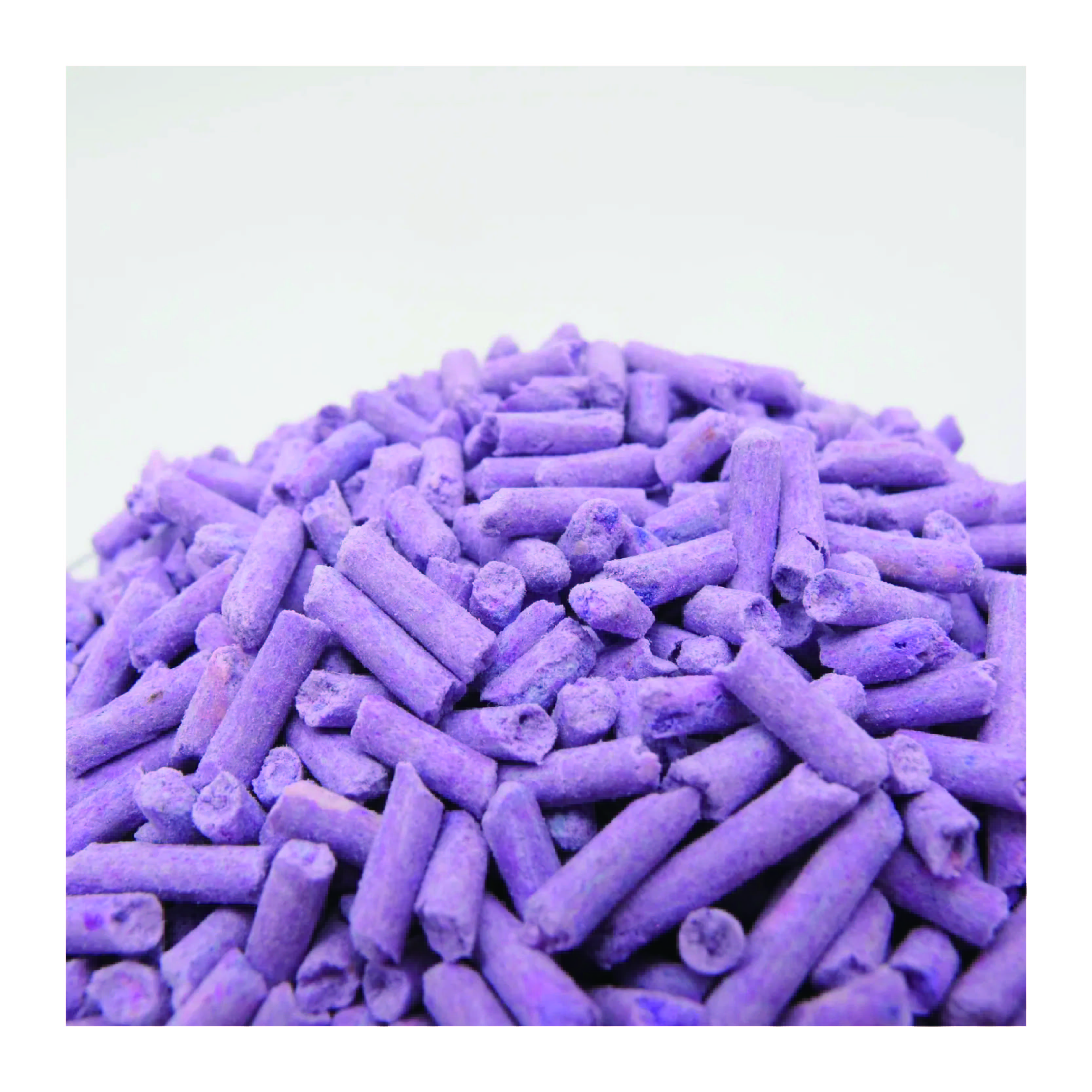 Product Manufacturer OEM Premium Plant Cat Sand Eco Friendly Cat Litter Lavender Scent 2.0mm Stripe Shape Tofu Cat Litter