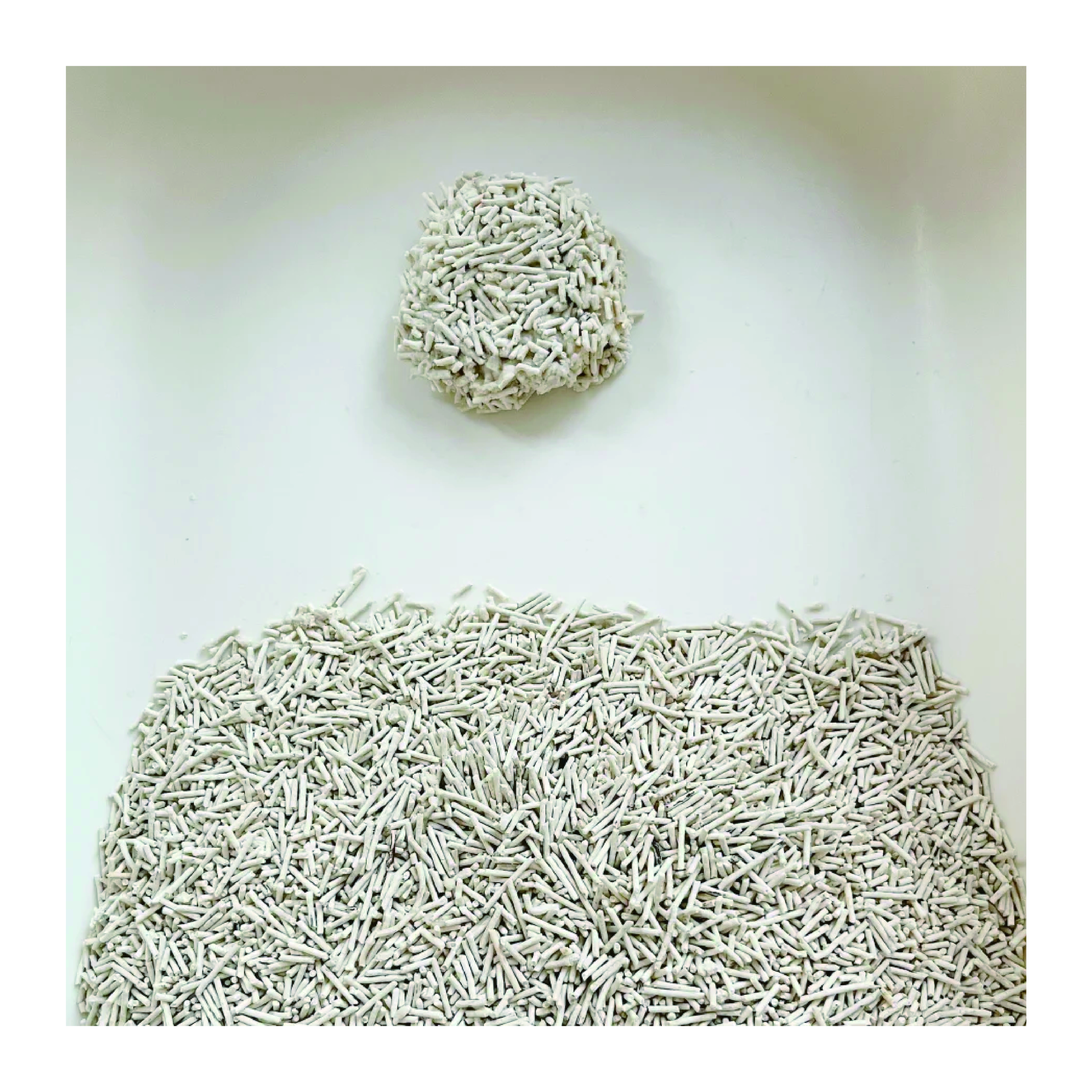 All Natural Eco-Friendly Dust Free 1.5mm Strip Shape Cat Sand Quickly Clumping Odor Control Flushable Tofu Cat Sand