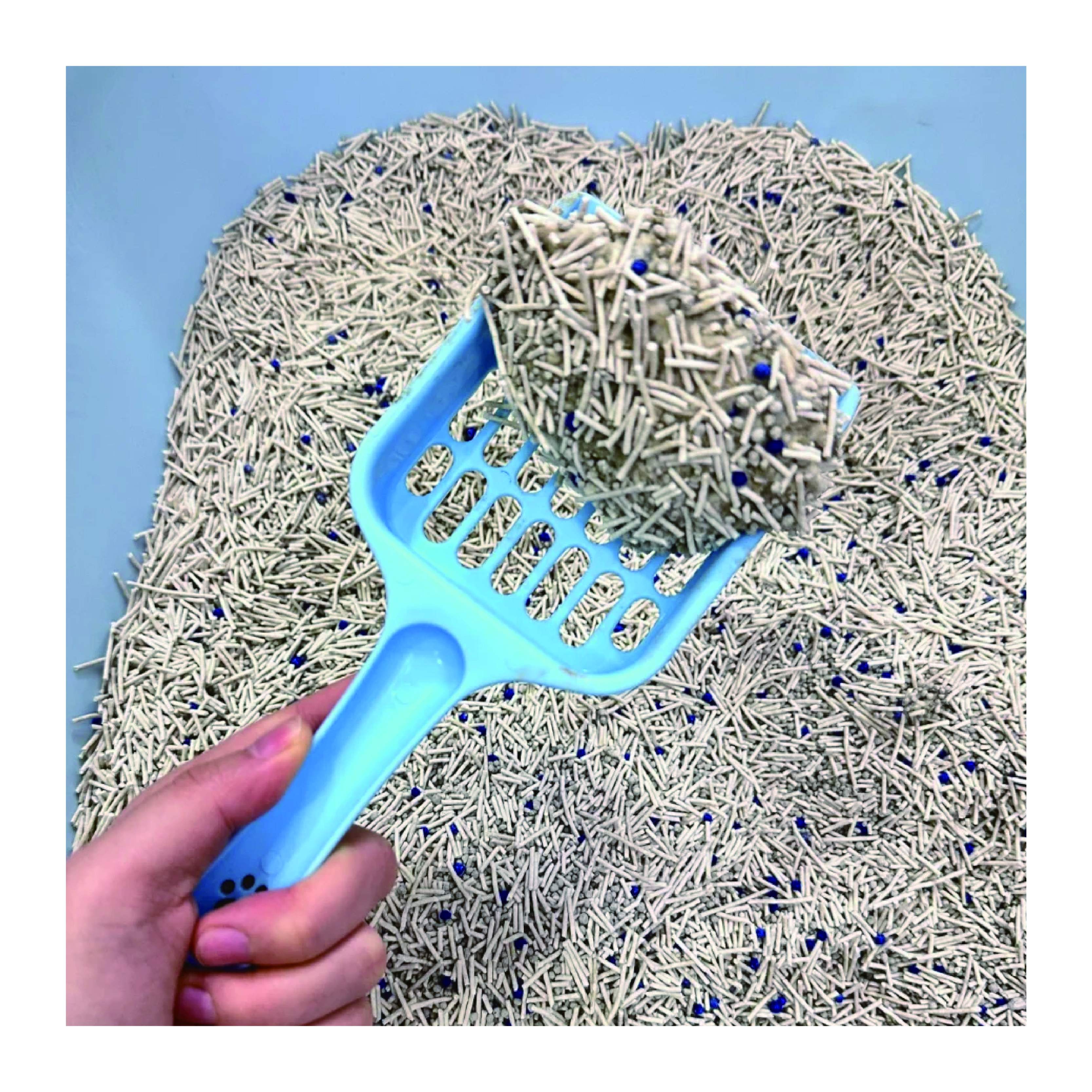 New Design Tofu And Bentonite High Quality Flushable Cat Litter Mixed OEM/ODM Product Pet Supplier
