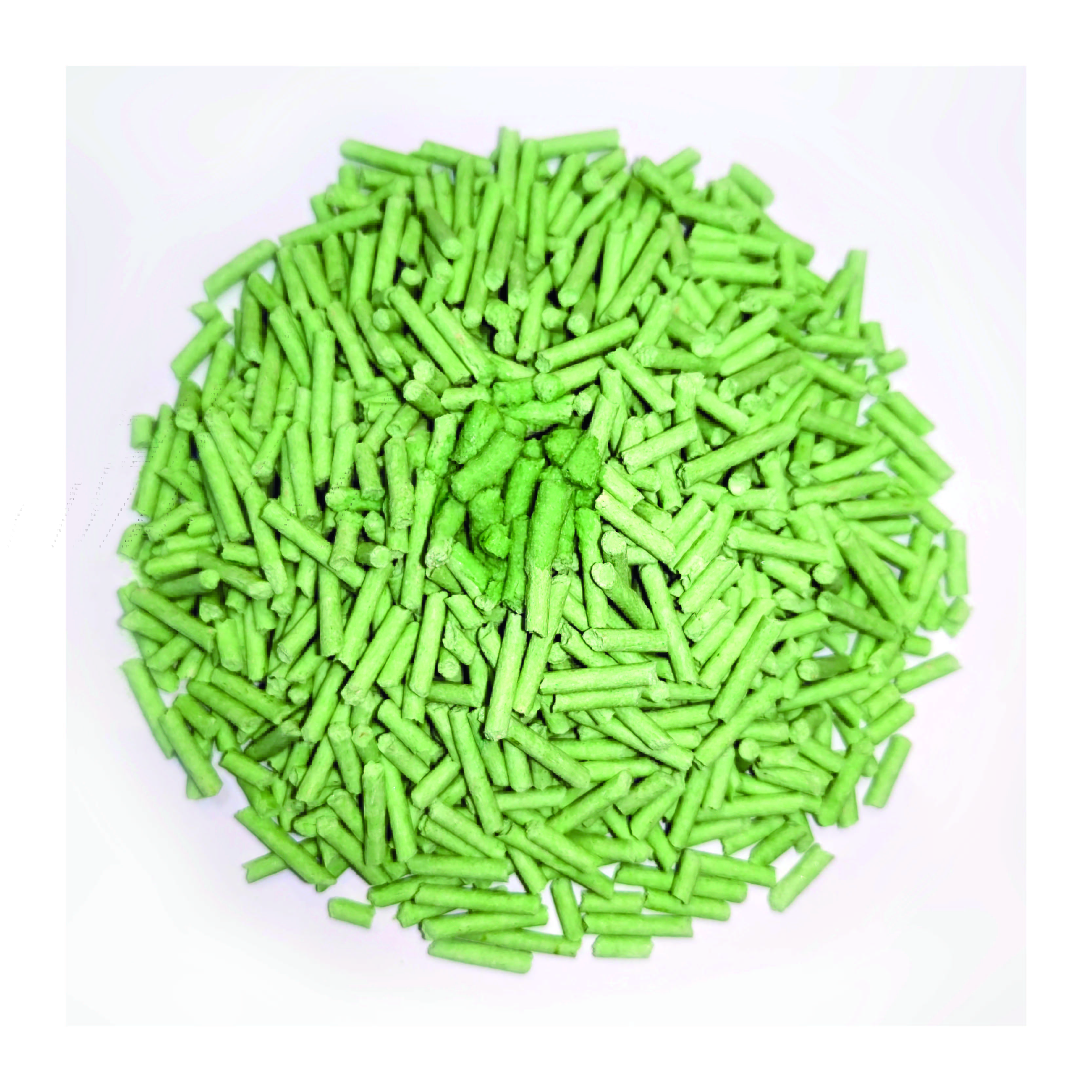 Wholesale Pet Product Supplier′s Special 3.0mm Striped Flushable Green Tea Tofu Cat Litter