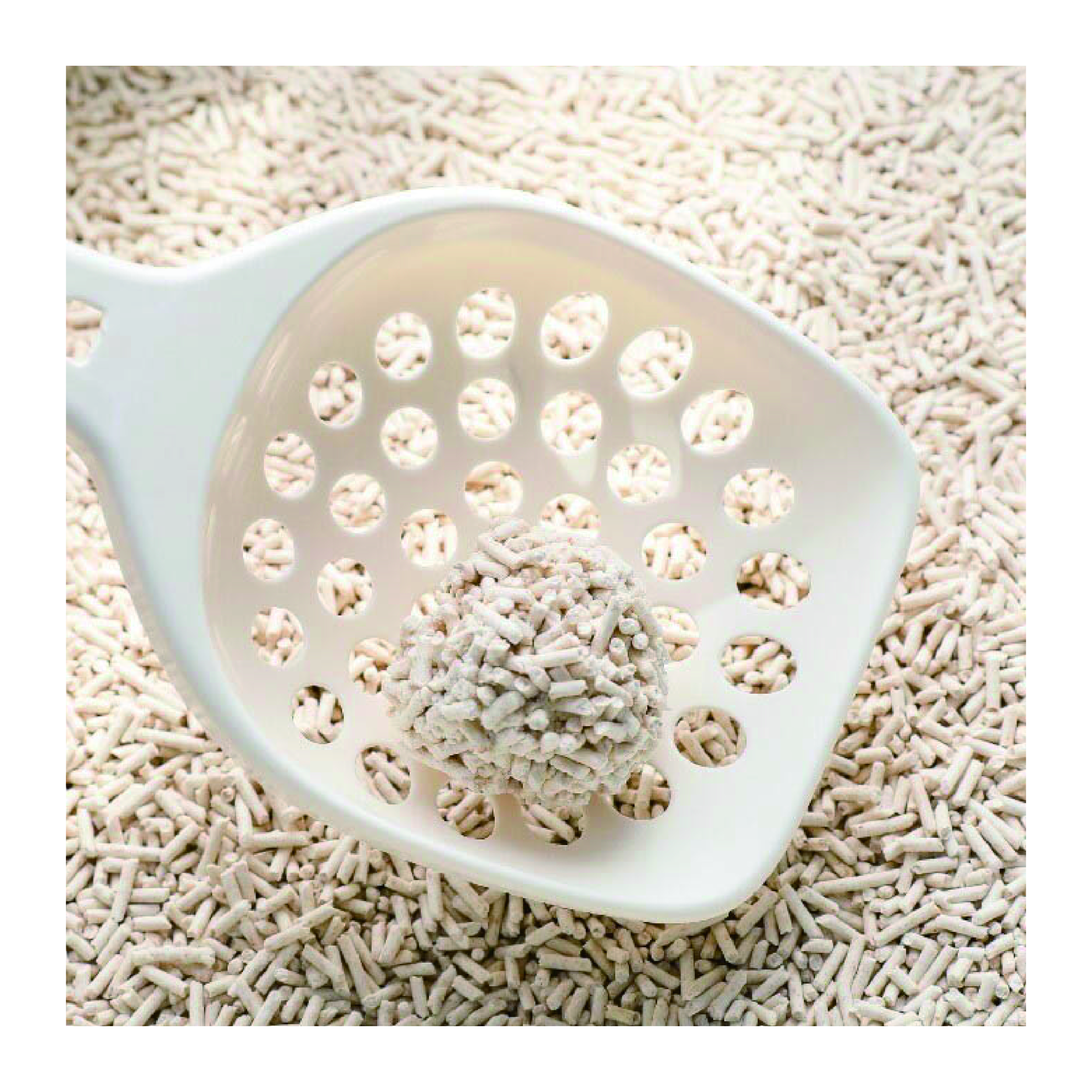 Premium 2.0mm Strip Customized Dust Free Cat Sand Biodegradable Soluble Plant Tofu Cat Litter