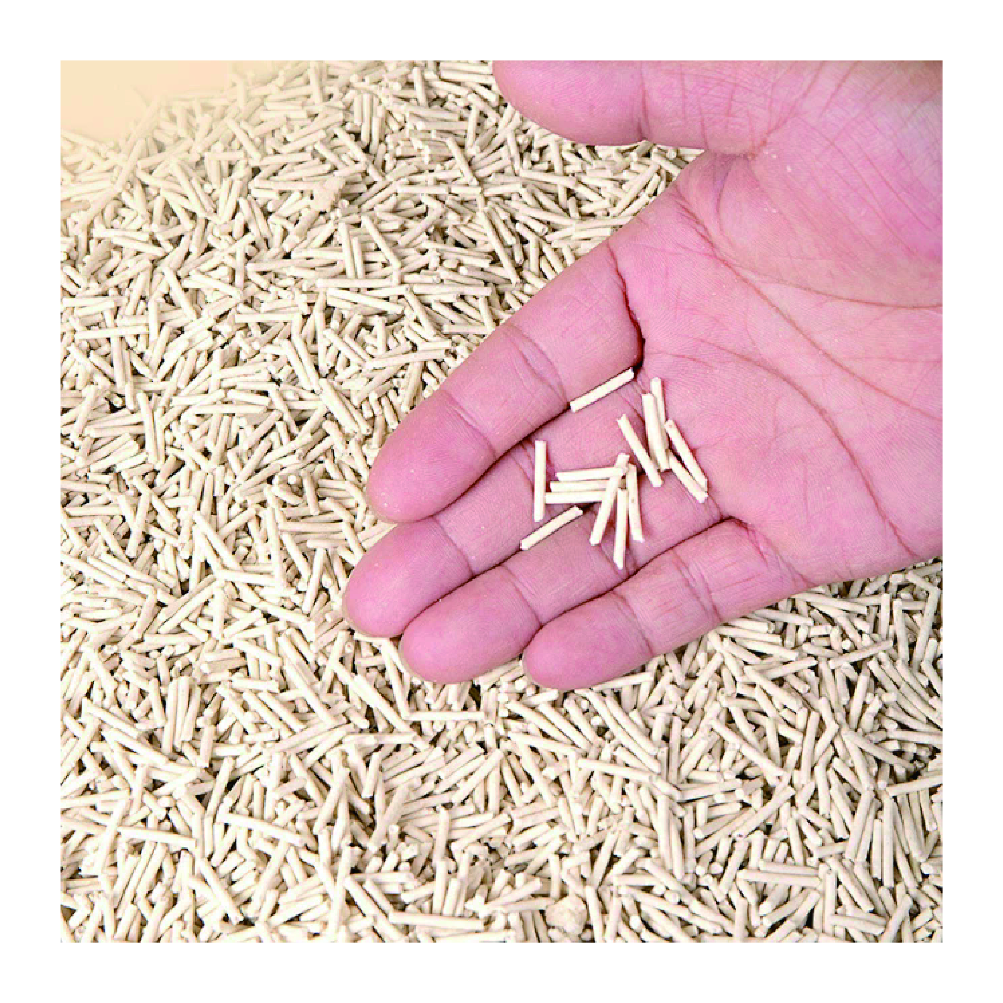 Factory OEM/ODM Pet Products Eco-Friendly 1.5mm Tofu Cat Litter Biodegradable Clumping Cat Litter Sand Premium Odor Control Tofu Cat Litter