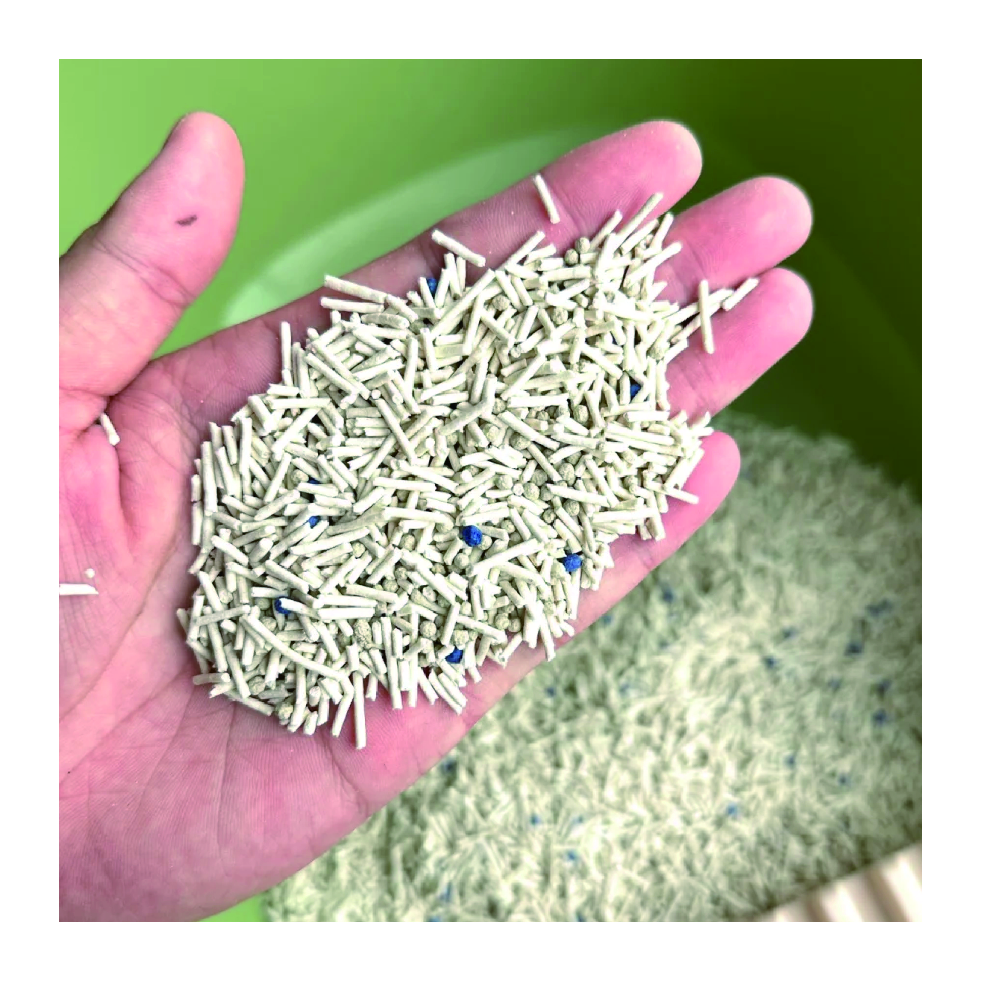 OEM&ODM High Quality Factory Direct Sales Low Dust Strong Clumping Plant-Basede Tofu Cassava Bentonite Cat Litter
