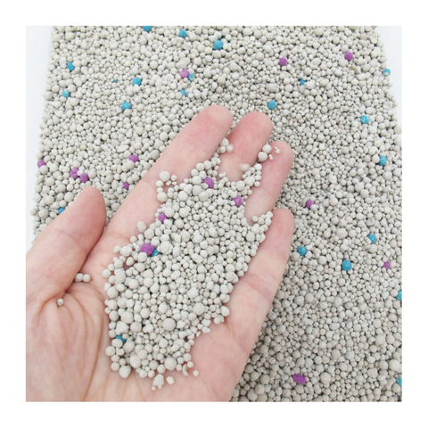 Odor Control 1-3.5mm Ball Shape Clumping Ball Shape Bentonite Cat Litter