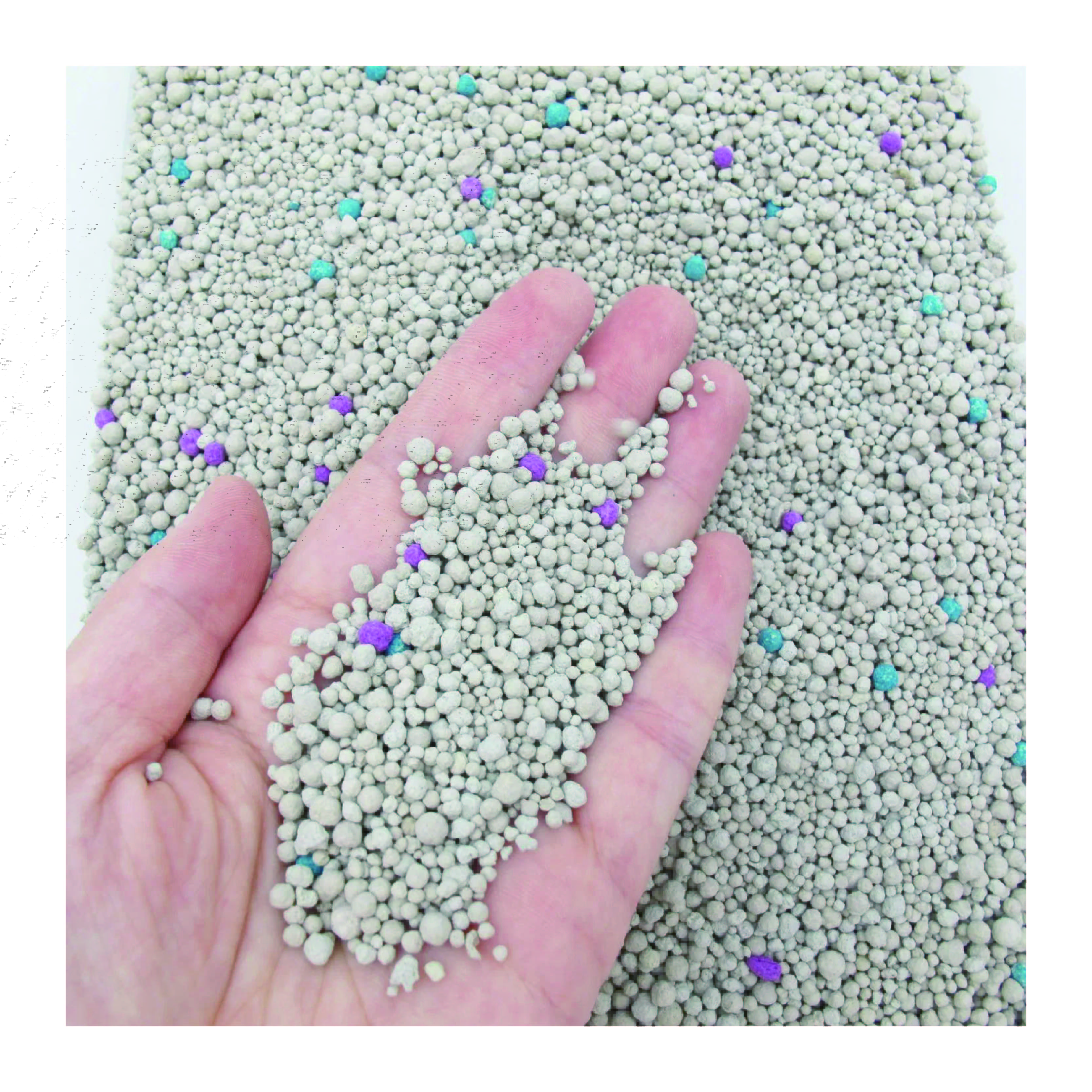 Odor Control 1-3.5mm Ball Shape Clumping Ball Shape Bentonite Cat Litter