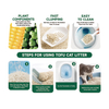 Factory Wholesale Customizable Tofu Cat Litter 100% Pure Natural Ingredients Pink Peach Scented Cat Litter Super Strong Clumping Non-Sticky Cat Litter