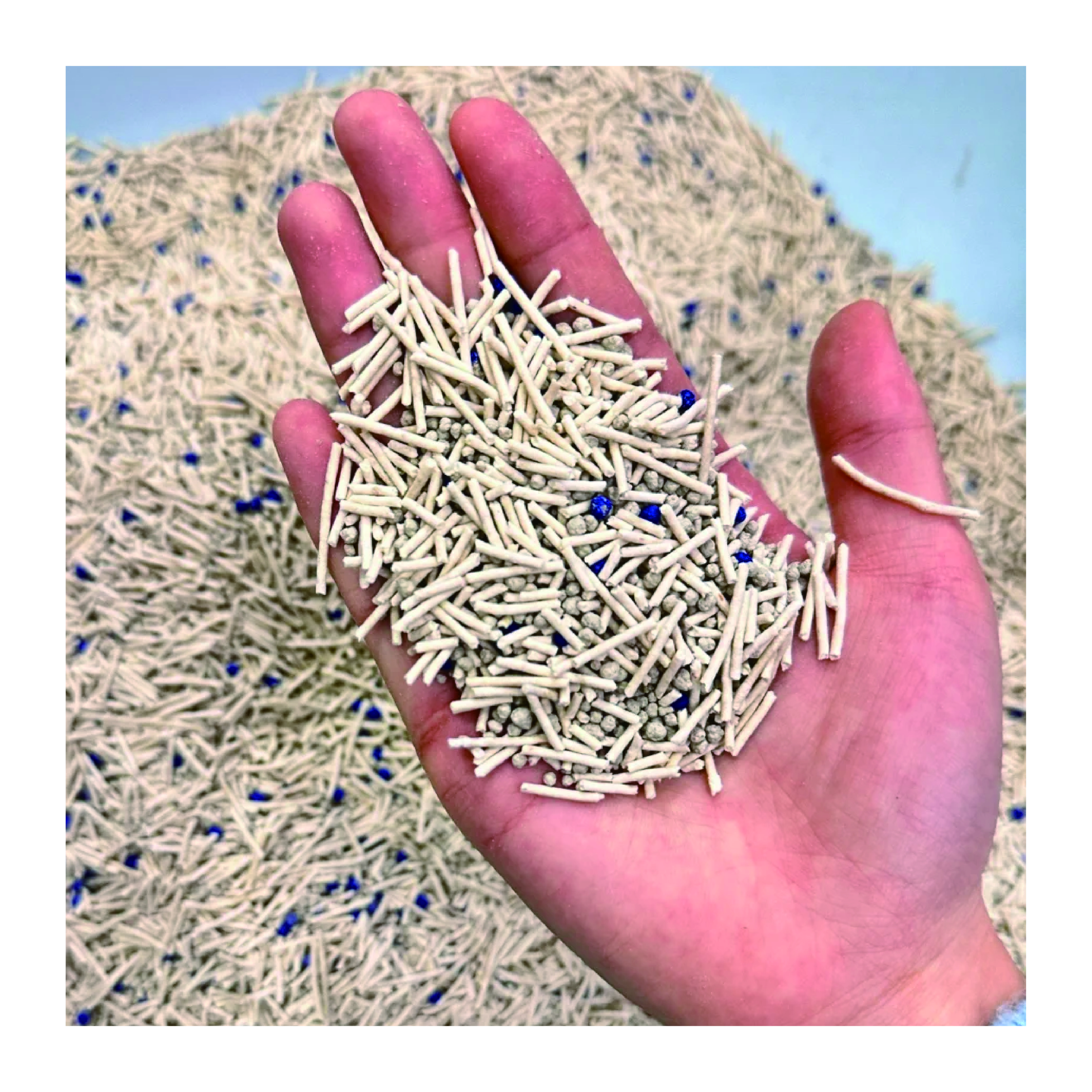New Design Tofu And Bentonite High Quality Flushable Cat Litter Mixed OEM/ODM Product Pet Supplier