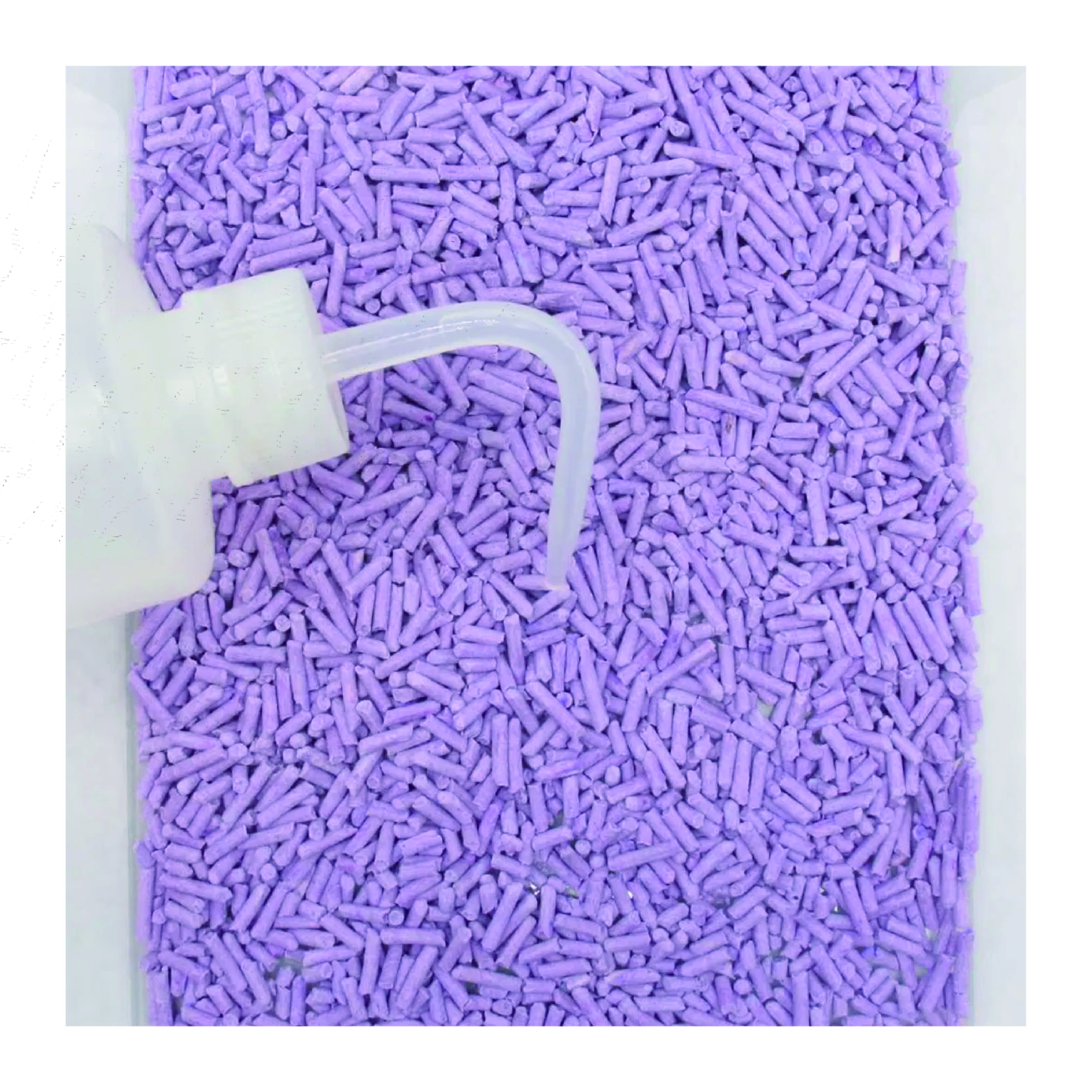 Product Manufacturer OEM Premium Plant Cat Sand Eco Friendly Cat Litter Lavender Scent 2.0mm Stripe Shape Tofu Cat Litter