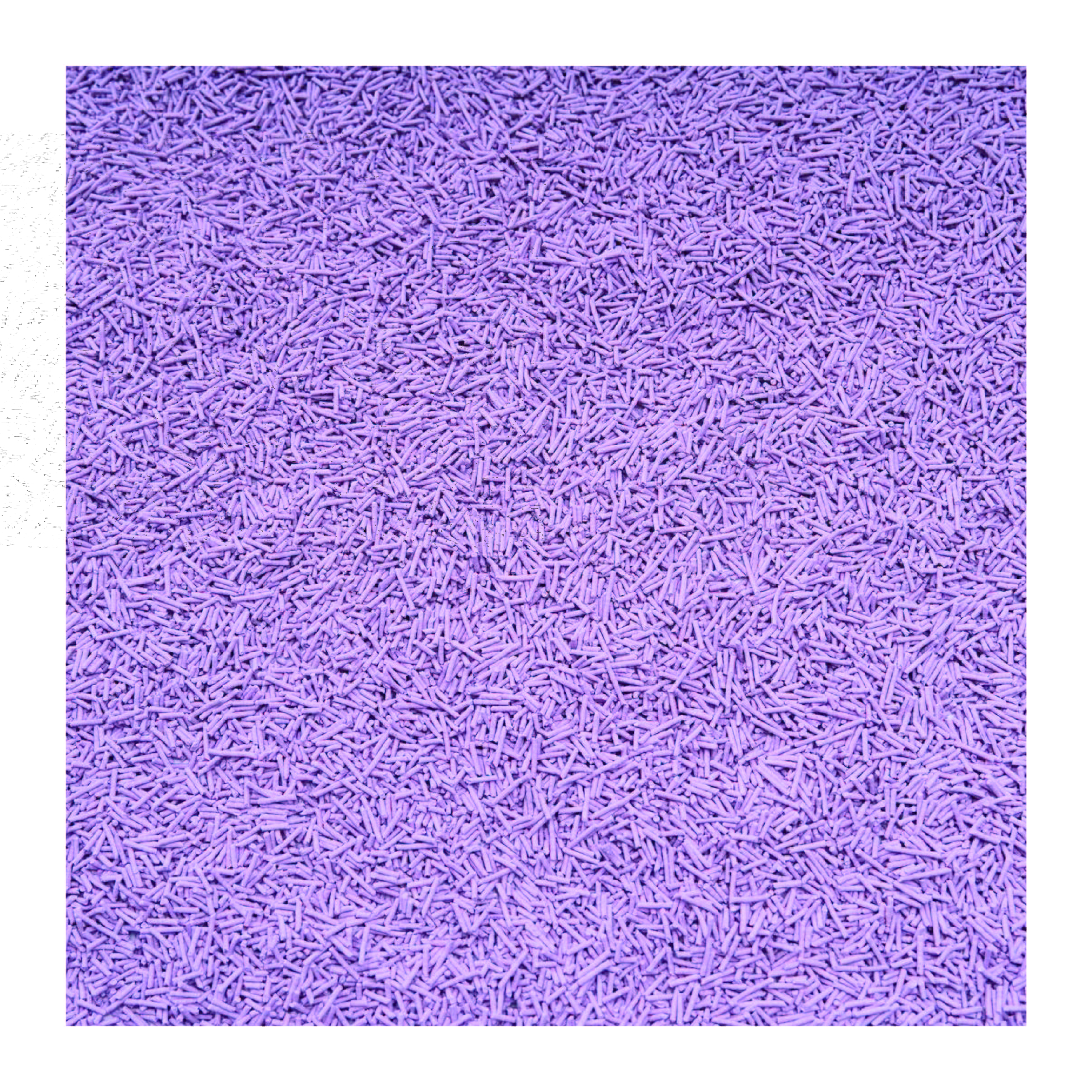Manufacturer OEM Premium Easy Clean Plant Cat Sand Eco Clean 2mm Stripe Shape Lavender Tofu Cat Litter