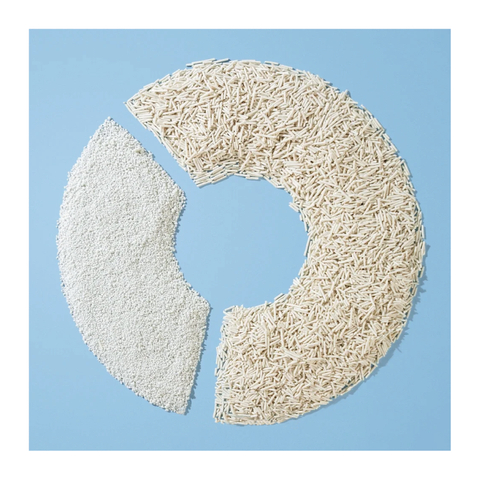 Premium Tofu & Cassava Mix Cat Litter - Fast Clumping, Non-Sticky, Customizable Blend