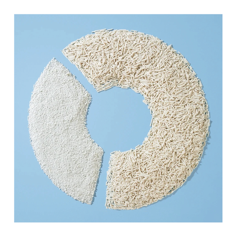 Premium Tofu & Cassava Mix Cat Litter - Fast Clumping, Non-Sticky, Customizable Blend