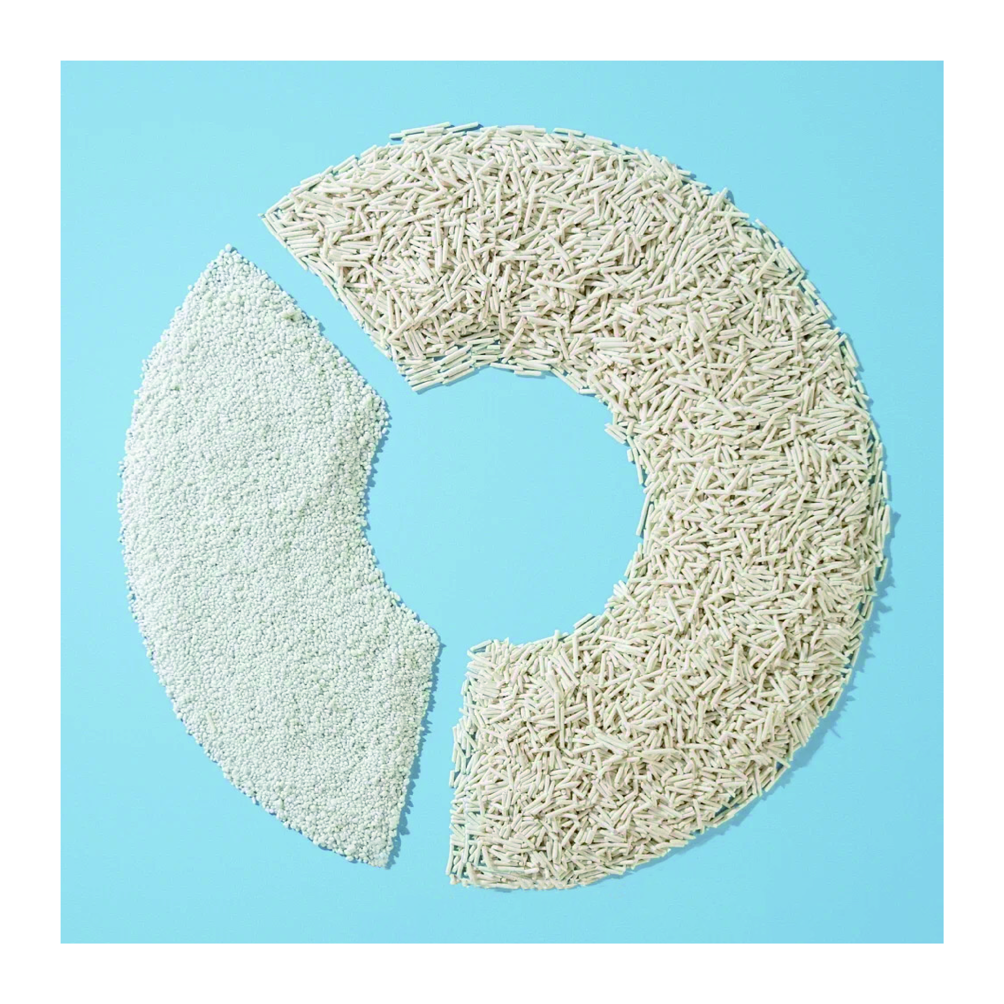 Premium Tofu & Cassava Mix Cat Litter - Fast Clumping, Non-Sticky, Customizable Blend
